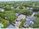 Aerial view of a neighborhood with lush greenery and homes at 2522 W Watrous Ave, Tampa, FL 33629