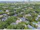 Overhead shot of a beautiful pool in backyard of home in treed community at 2522 W Watrous Ave, Tampa, FL 33629