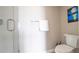 Modern bathroom with glass-enclosed shower and toilet at 2616 Cove Cay Dr # 505, Clearwater, FL 33760