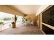 Outdoor patio with ample seating and lush landscaping around the perimeter at 2616 Cove Cay Dr # 505, Clearwater, FL 33760