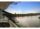 Balcony overlooking a tranquil waterfront at 3397 Bluefish Dr, Hernando Beach, FL 34607