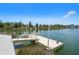 Floating dock for waterfront access at 3397 Bluefish Dr, Hernando Beach, FL 34607