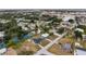 Aerial view showing property and lake views at 3552 Middletown St, Port Charlotte, FL 33952