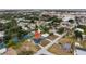 Aerial view showing property and lake views at 3552 Middletown St, Port Charlotte, FL 33952