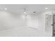 Bedroom featuring bright white walls, a ceiling fan, and tile flooring at 3552 Middletown St, Port Charlotte, FL 33952