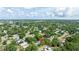 Expansive aerial view of property nestled within a lush, tree-filled neighborhood at 4028 Queen N St, St Petersburg, FL 33714