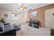 Inviting living room featuring tile floors, a neutral palette, and ample sunlight at 4028 Queen N St, St Petersburg, FL 33714