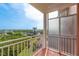 Private balcony view offering panoramic scenery, a tranquil escape, and community views at 4516 Seagull Dr # 601, New Port Richey, FL 34652
