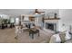 Open living space showcases the dining area and kitchen, enhancing the home's flow at 5053 18Th St, Zephyrhills, FL 33542