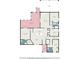 Detailed floor plan showcasing the layout of the home, including dimensions of each room and outdoor spaces at 5106 Five Acre Rd, Plant City, FL 33565