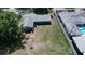 Overhead view of home with large yard, mature trees, and proximity to neighboring properties at 5719 13Th E St, Bradenton, FL 34203