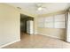 Sun room featuring tile floors, ceiling fan, and neutral-colored walls at 6941 58Th N Way, Pinellas Park, FL 33781