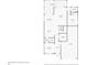 Detailed first floor plan showcasing kitchen, living spaces, and outdoor screened patio at 7276 Notched Pine Bnd, Wesley Chapel, FL 33545