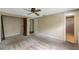Bedroom with closet space and doorway to en suite bath at 7309 Monterey Blvd, Tampa, FL 33625