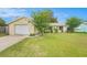 Charming single-story home with a well-maintained lawn and an attached one-car garage at 8524 Winter Haven Dr, Hudson, FL 34667