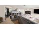 Bright living room featuring tile floors, and open floor plan at 8524 Winter Haven Dr, Hudson, FL 34667