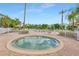 Community hot tub featuring clear water and a paver surround at 9008 Egret Cove Cir, Riverview, FL 33578