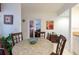 The kitchen has a marble countertop table and four chairs at 960 Starkey Rd # 2103, Largo, FL 33771