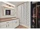 A bathroom offers a shower/tub combo with vanity at 10401 Lakeside Vista Dr, Riverview, FL 33569