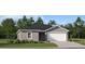 Charming single-story home featuring a well-manicured lawn and a two-car garage at 11982 Brae Way, Dade City, FL 33525