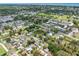 Panoramic aerial view of the neighborhood showcasing residential homes and community layout at 12920 124Th Ave, Largo, FL 33774