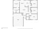 Detailed floor plan showcasing the layout of the home, including room dimensions and features at 12920 124Th Ave, Largo, FL 33774