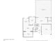 First floor detailed floor plan showcasing the layout of the residence, including the kitchen and dining room at 15609 Gardenside Ln, Tampa, FL 33624