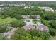 Aerial view showcases the townhome community, with mature trees, and ample parking at 1712 Lake Cypress Dr # 1604, Safety Harbor, FL 34695