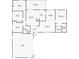 Detailed floor plan showcasing bedrooms, bathrooms, kitchen, Gathering room, and a spacious garage at 17706 Morninghigh Dr, Lutz, FL 33549