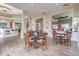 The interior of this lobby offers tables and chairs, creating a comfortable and inviting atmosphere at 21797 Briske Morning Ave, Land O Lakes, FL 34637