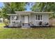 Charming single-story home features a cozy front porch with seating and manicured landscaping at 2902 W Lemon St, Tampa, FL 33609