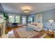 Inviting living room with hardwood floors, stylish furniture, and ample natural light at 4742 13Th N Ave, St Petersburg, FL 33713