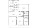 Detailed floor plan showing layout of the home at 4959 Cromey Rd, North Port, FL 34288