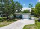 Charming single-story home featuring well-maintained landscaping, a driveway, and a one car attached garage at 5600 Hobson Ne St, St Petersburg, FL 33703