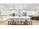 Modern kitchen with a large island and lots of counter seating at 5645 Del Coronado Dr, Apollo Beach, FL 33572