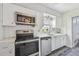 White kitchen featuring modern appliances and ample counter space at 5728 14Th N Ave # 101B, St Petersburg, FL 33710