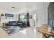 Inviting living room filled with natural light, showcasing trendy decor, and a comfortable seating arrangement at 5961 36Th Ave N, St Petersburg, FL 33710