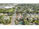 Aerial view of the home showcasing its location within a residential neighborhood at 6121 Piedmont Dr, Spring Hill, FL 34606