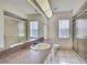 Bright bathroom with a sink, shower, and toilet at 6121 Piedmont Dr, Spring Hill, FL 34606