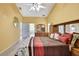 Bedroom with carpet, neutral walls, and furniture at 6121 Piedmont Dr, Spring Hill, FL 34606