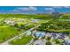 Stunning aerial view of the coastal community at 6512 Simone Shores Cir, Apollo Beach, FL 33572