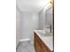 Bathroom featuring a modern vanity with stone counter, sink, and sleek fixtures at 7300 Sun Island S Dr # 1505, South Pasadena, FL 33707