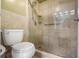 Bathroom with a glass shower door and shower head at 7300 Sun Island S Dr # 1505, South Pasadena, FL 33707