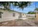 A spacious backyard with partial fencing at 7524 Tidewater Trl, Tampa, FL 33619