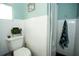 Functional bathroom with white tile and a shower at 1001 57Th N Ave, St Petersburg, FL 33703