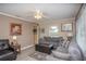 Inviting living room featuring two sofas, wood floors, and neutral color palette at 1001 57Th N Ave, St Petersburg, FL 33703