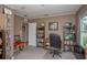Functional home office space with lots of book shelves and natural light at 1001 57Th N Ave, St Petersburg, FL 33703