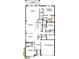 Detailed floor plan showcasing the layout of the home, including the bedrooms and living spaces at 11313 Hardwood Hammock Ln, Riverview, FL 33569