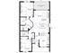 The floor plan of this condo features a Primary suite with a private screened lanai at 11510 Shipwatch Dr # 1372, Largo, FL 33774