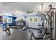 Well-equipped gym features treadmills, stationary bikes, weight machines, and plenty of space for fitness enthusiasts at 11510 Shipwatch Dr # 1372, Largo, FL 33774